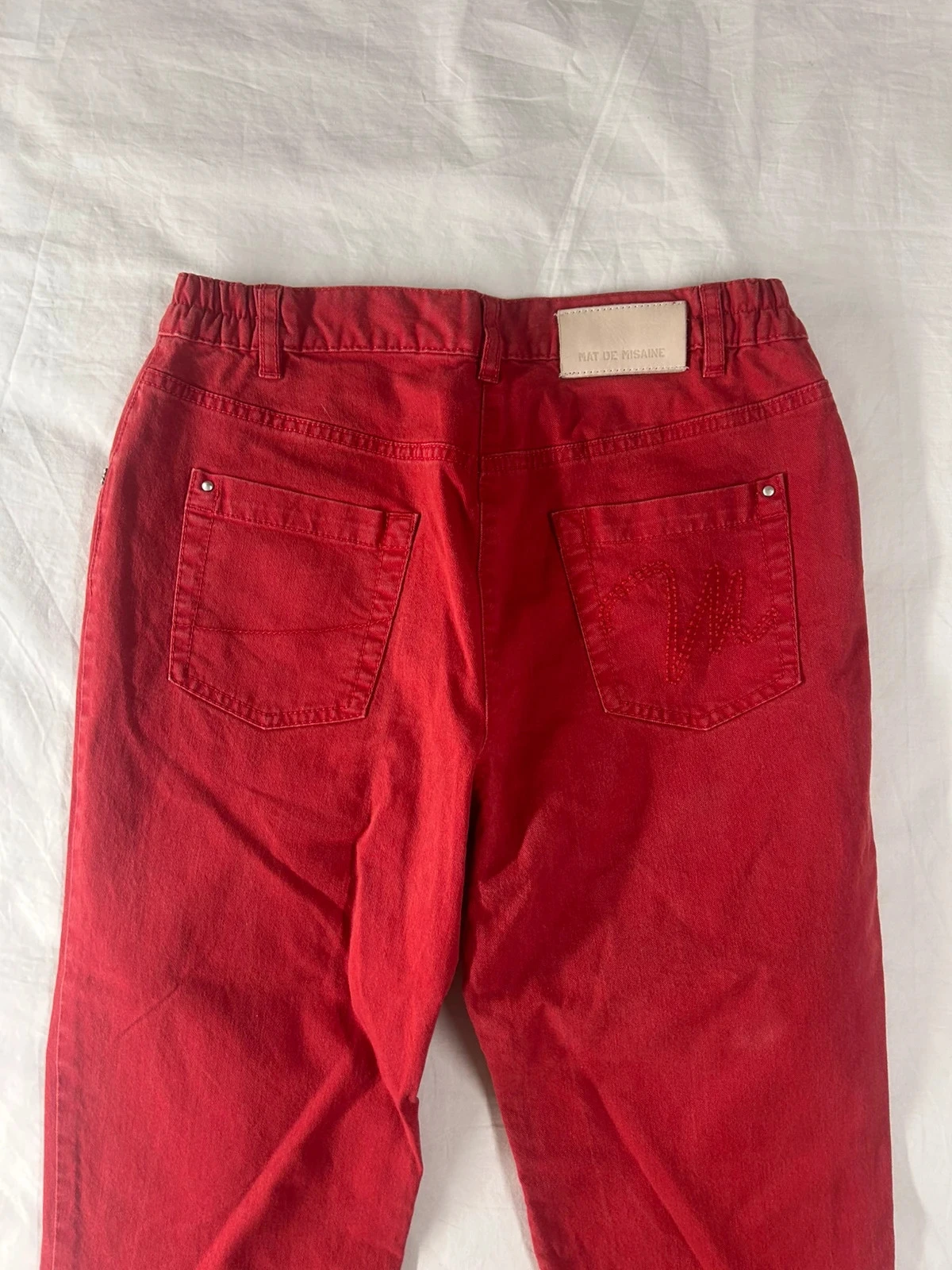 Mat de Misaine matte red skinny jeans size 38 – photo 14